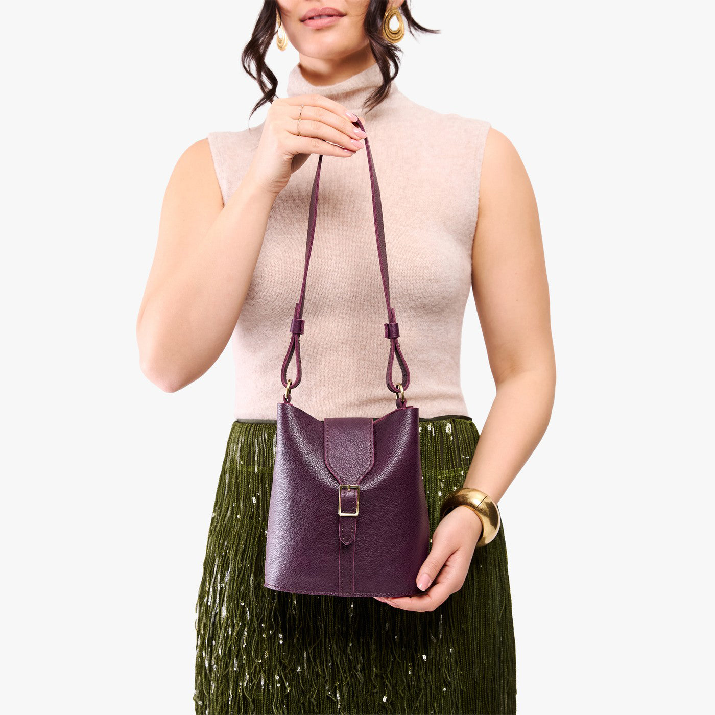 Portland Leather Goods Polly Bucket Bag