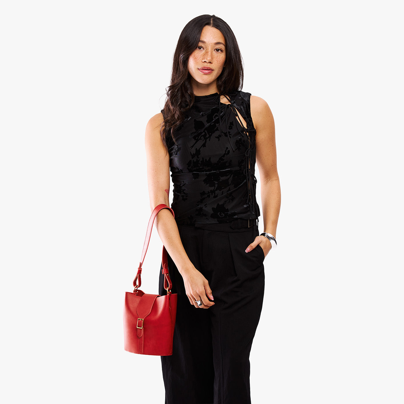 Portland Leather Goods Polly Bucket Bag