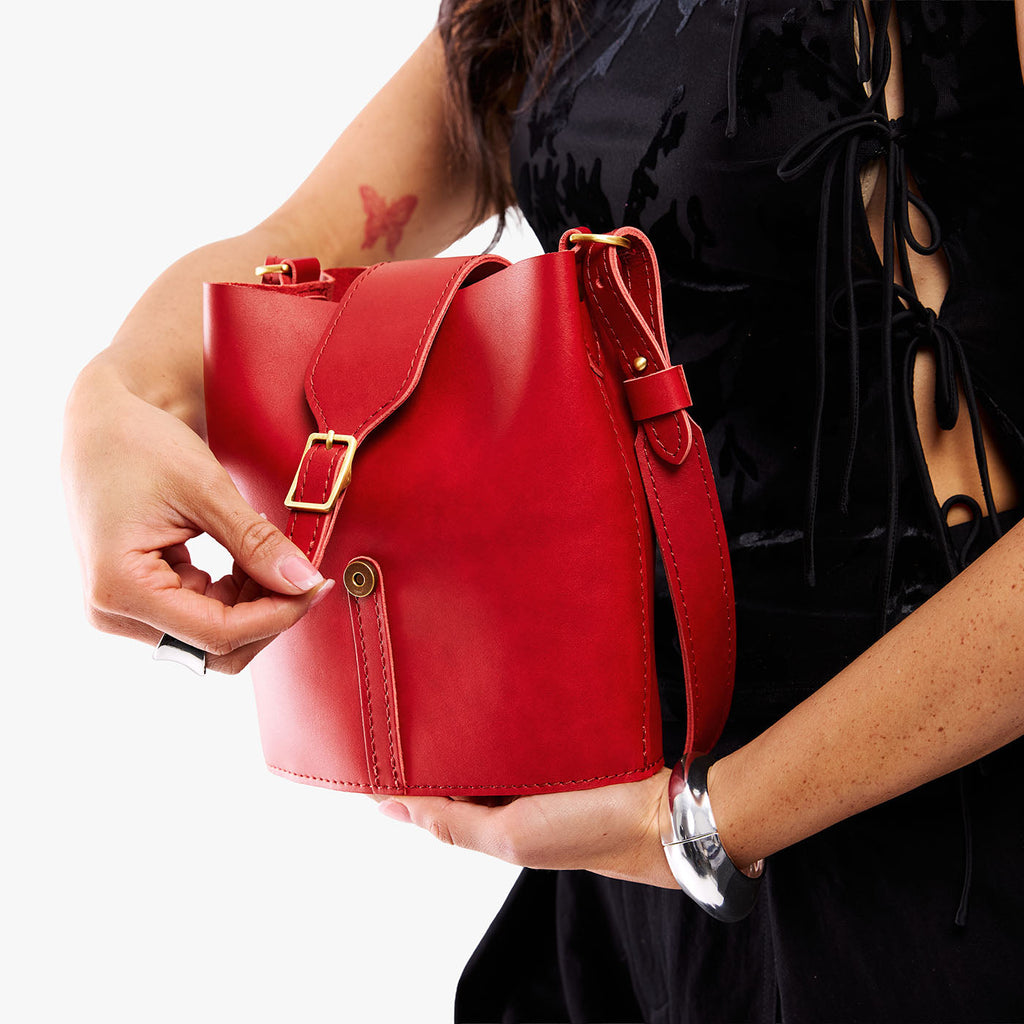 Portland Leather Goods Polly Bucket Bag