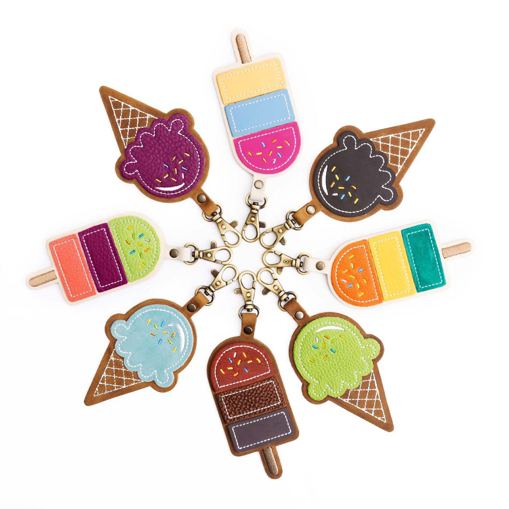 Portland Leather Goods Popsicle Keychain