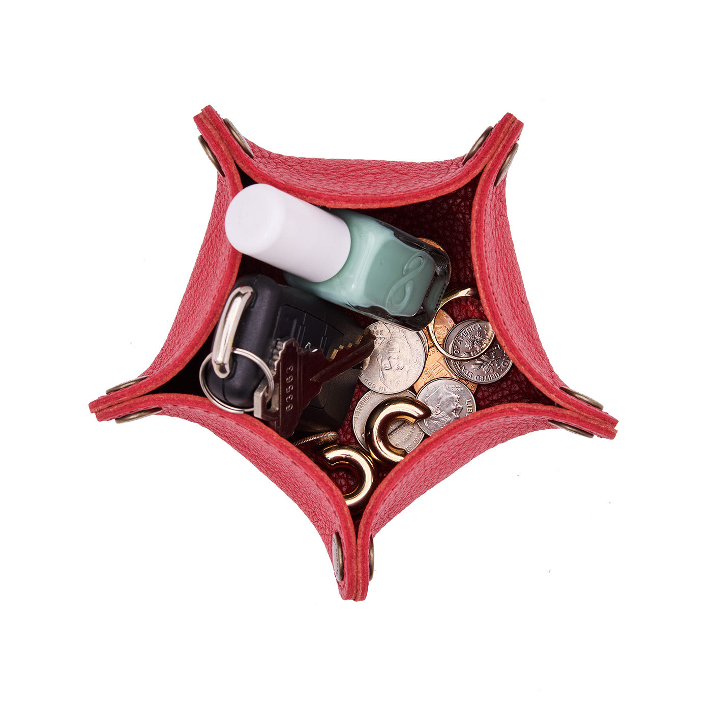 Portland Leather Goods Reversible Catchfly Trinket Tray