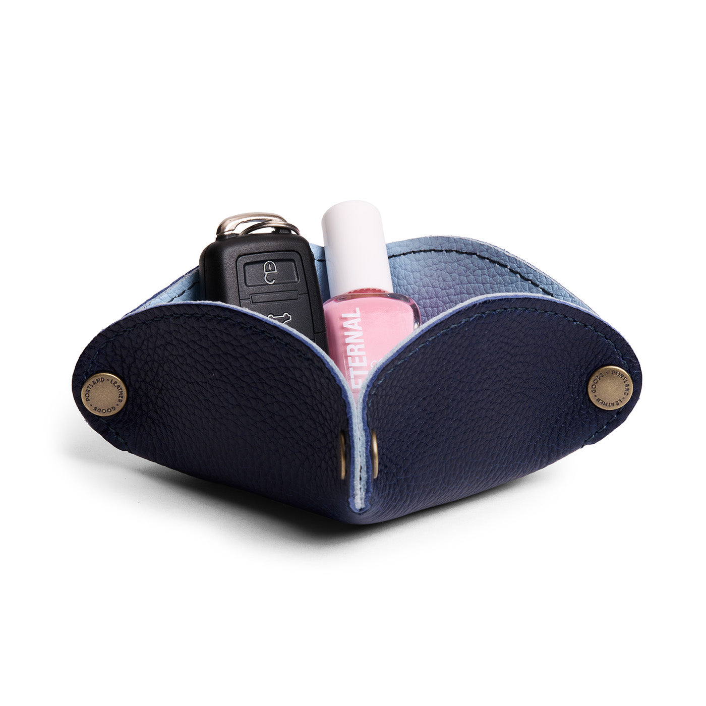 Portland Leather Goods Reversible Clover Trinket Tray