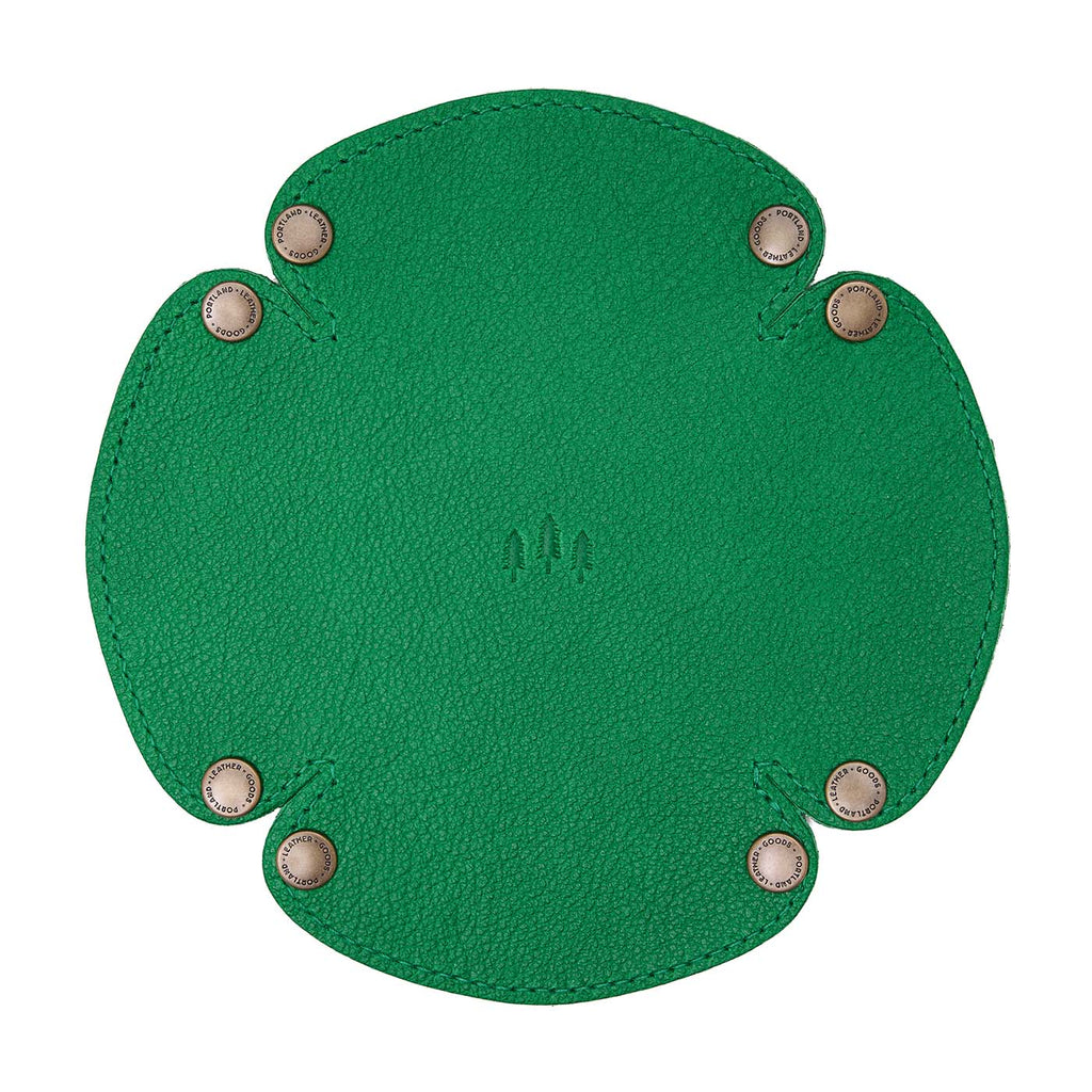 Portland Leather Goods Reversible Clover Trinket Tray