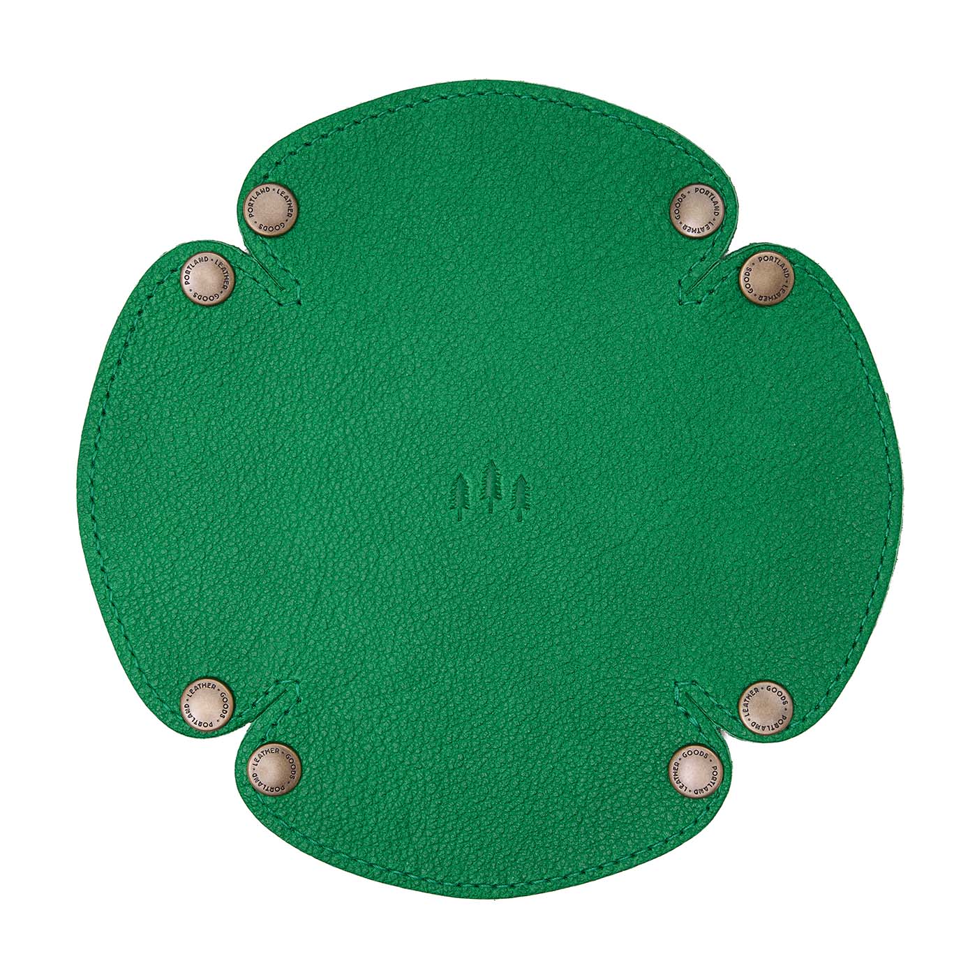 Portland Leather Goods Reversible Clover Trinket Tray