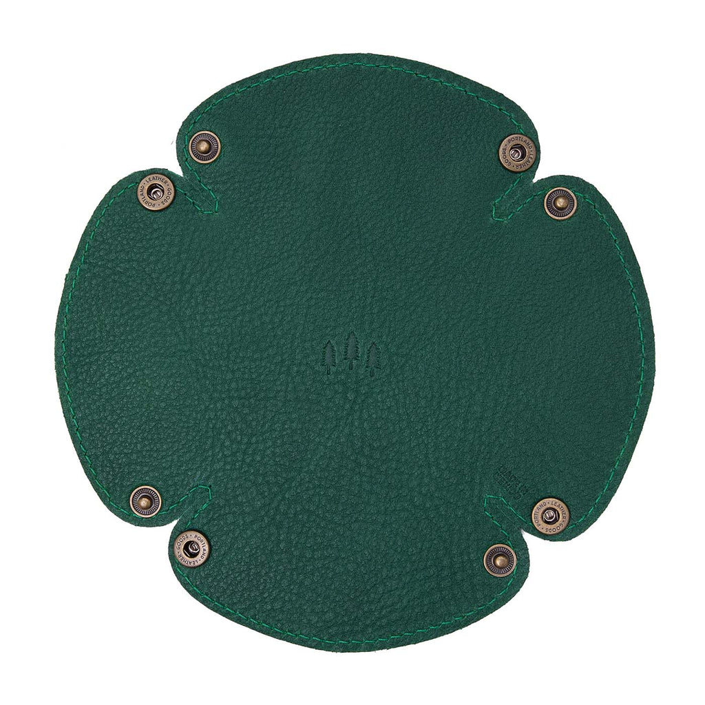 Portland Leather Goods Reversible Clover Trinket Tray