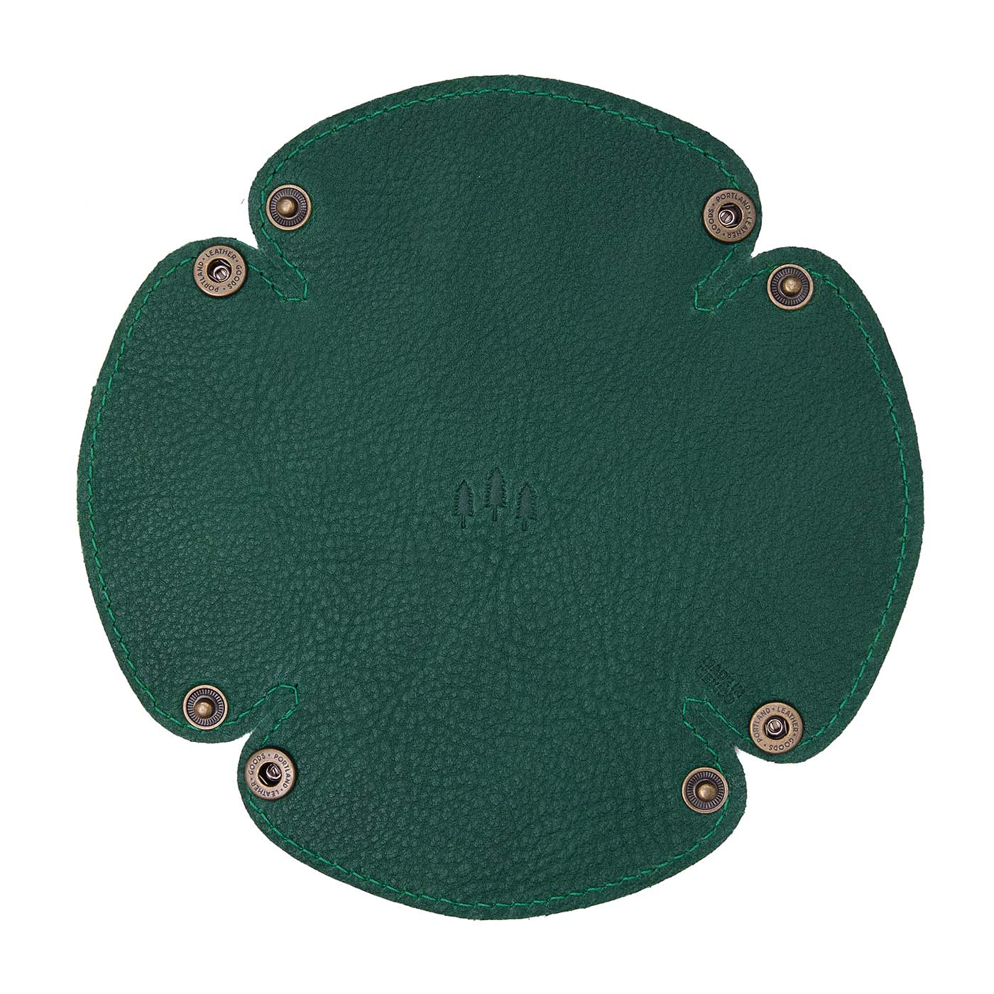 Portland Leather Goods Reversible Clover Trinket Tray