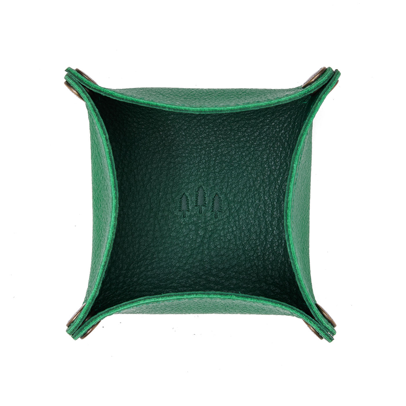 Portland Leather Goods Reversible Clover Trinket Tray