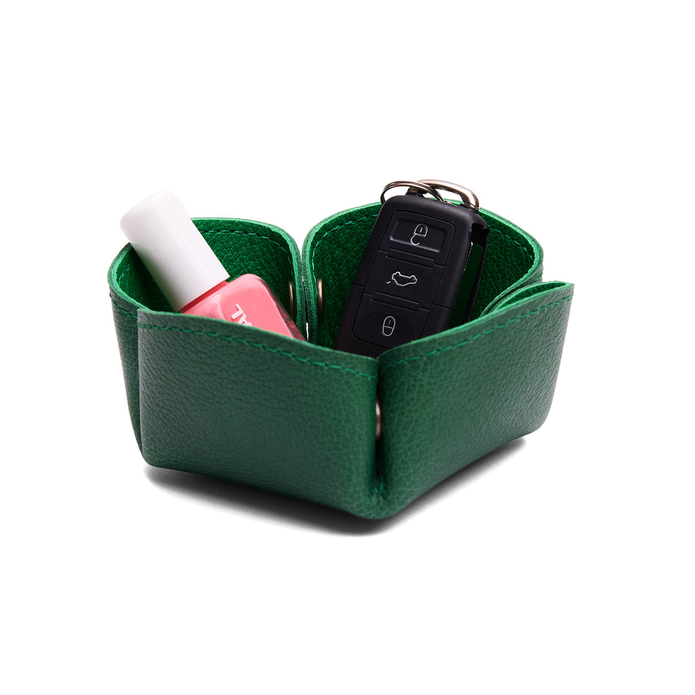 Portland Leather Goods Reversible Clover Trinket Tray