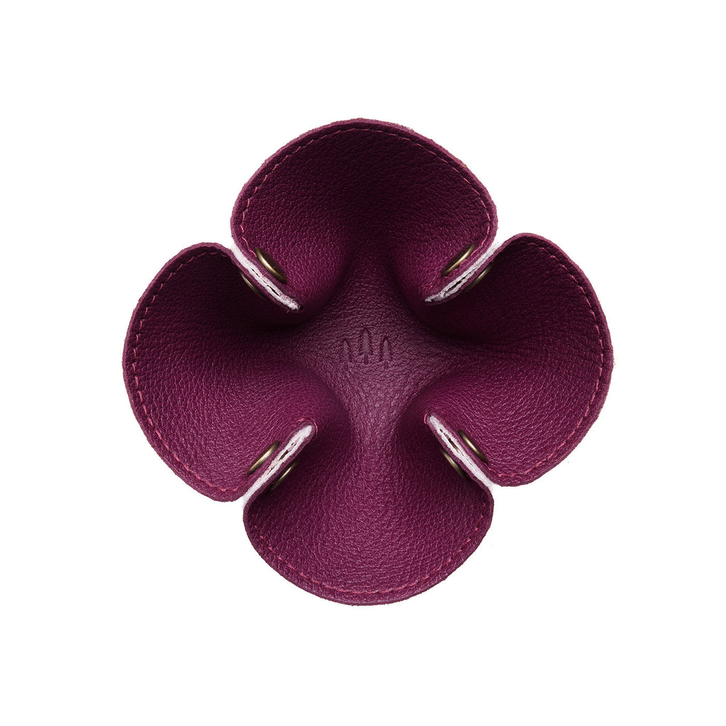 Portland Leather Goods Reversible Clover Trinket Tray