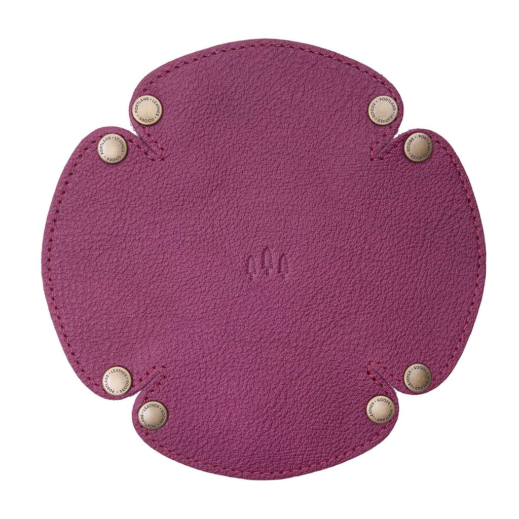 Portland Leather Goods Reversible Clover Trinket Tray