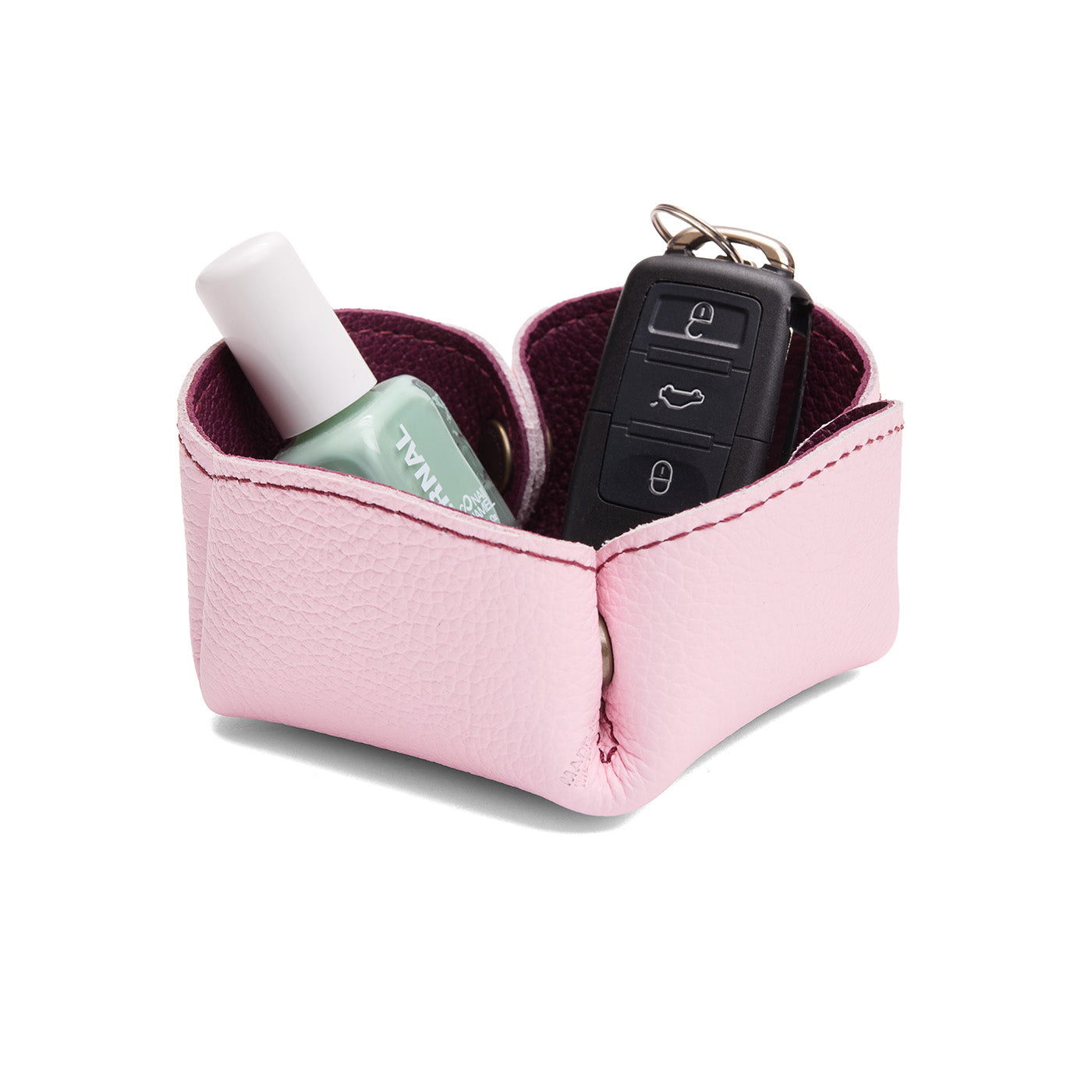 Portland Leather Goods Reversible Clover Trinket Tray
