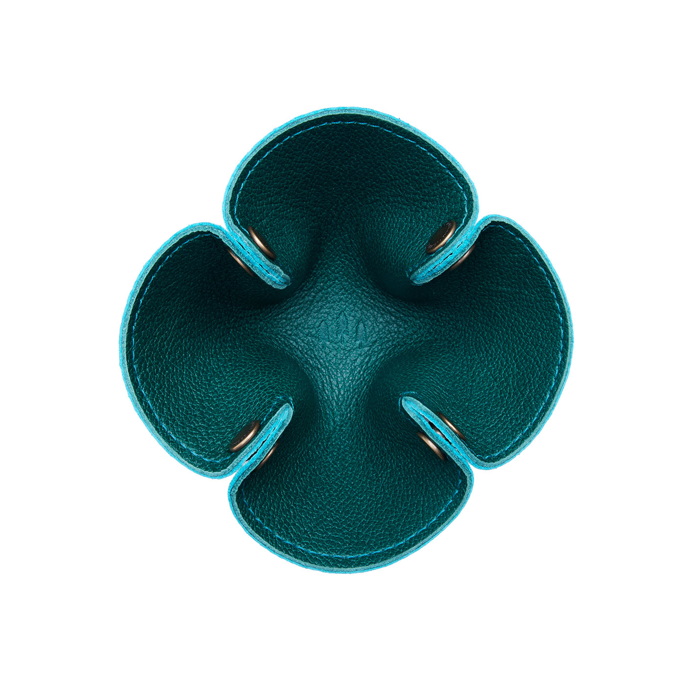 Portland Leather Goods Reversible Clover Trinket Tray