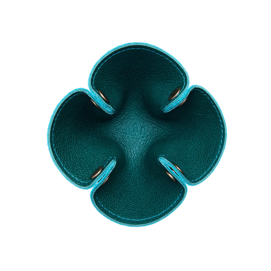 Portland Leather Goods Reversible Clover Trinket Tray