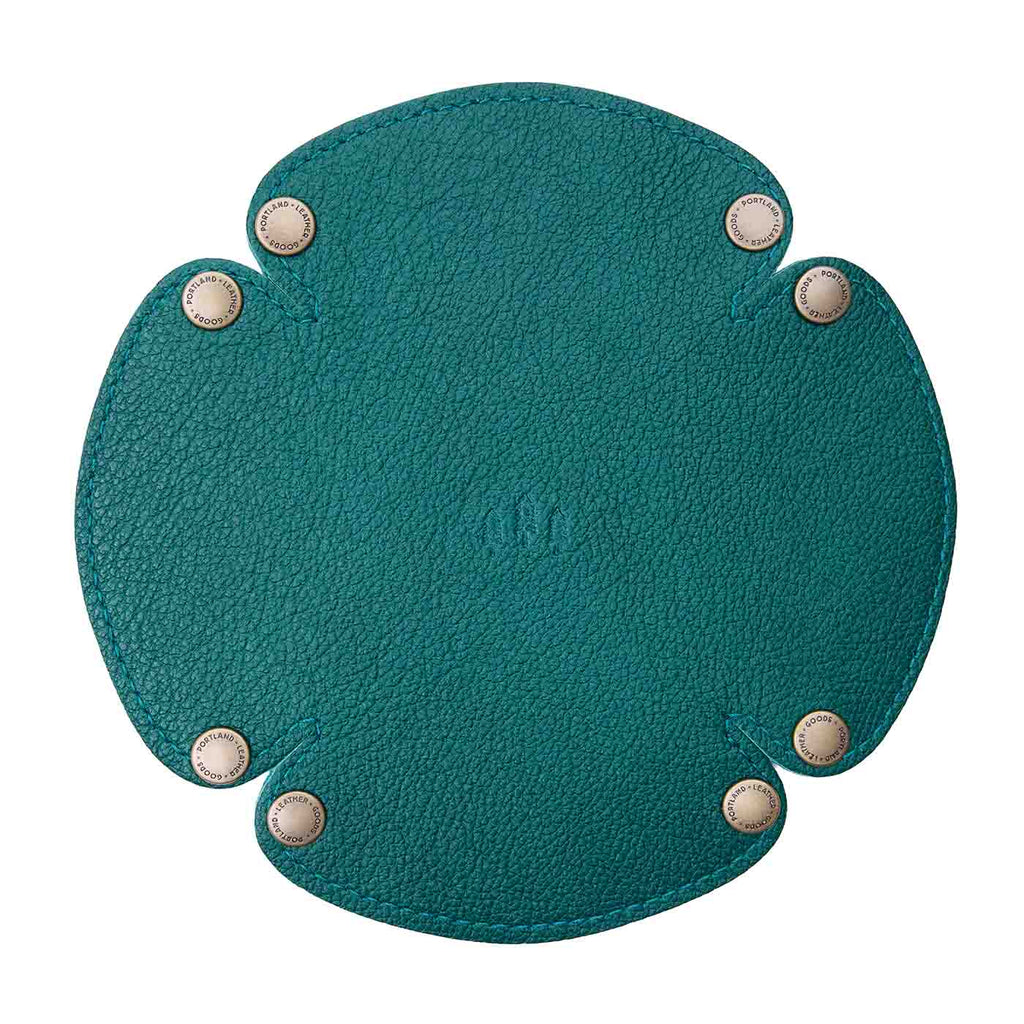 Portland Leather Goods Reversible Clover Trinket Tray