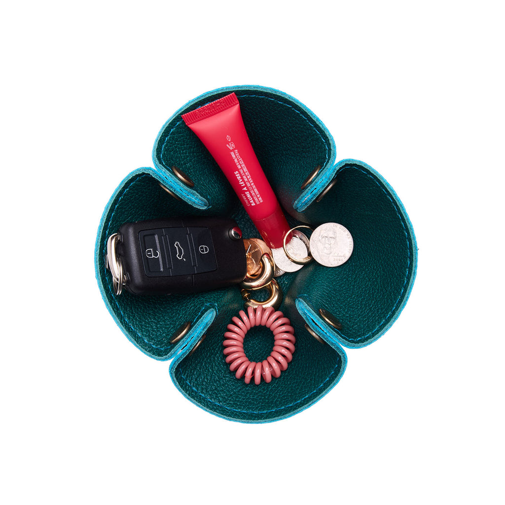 Portland Leather Goods Reversible Clover Trinket Tray