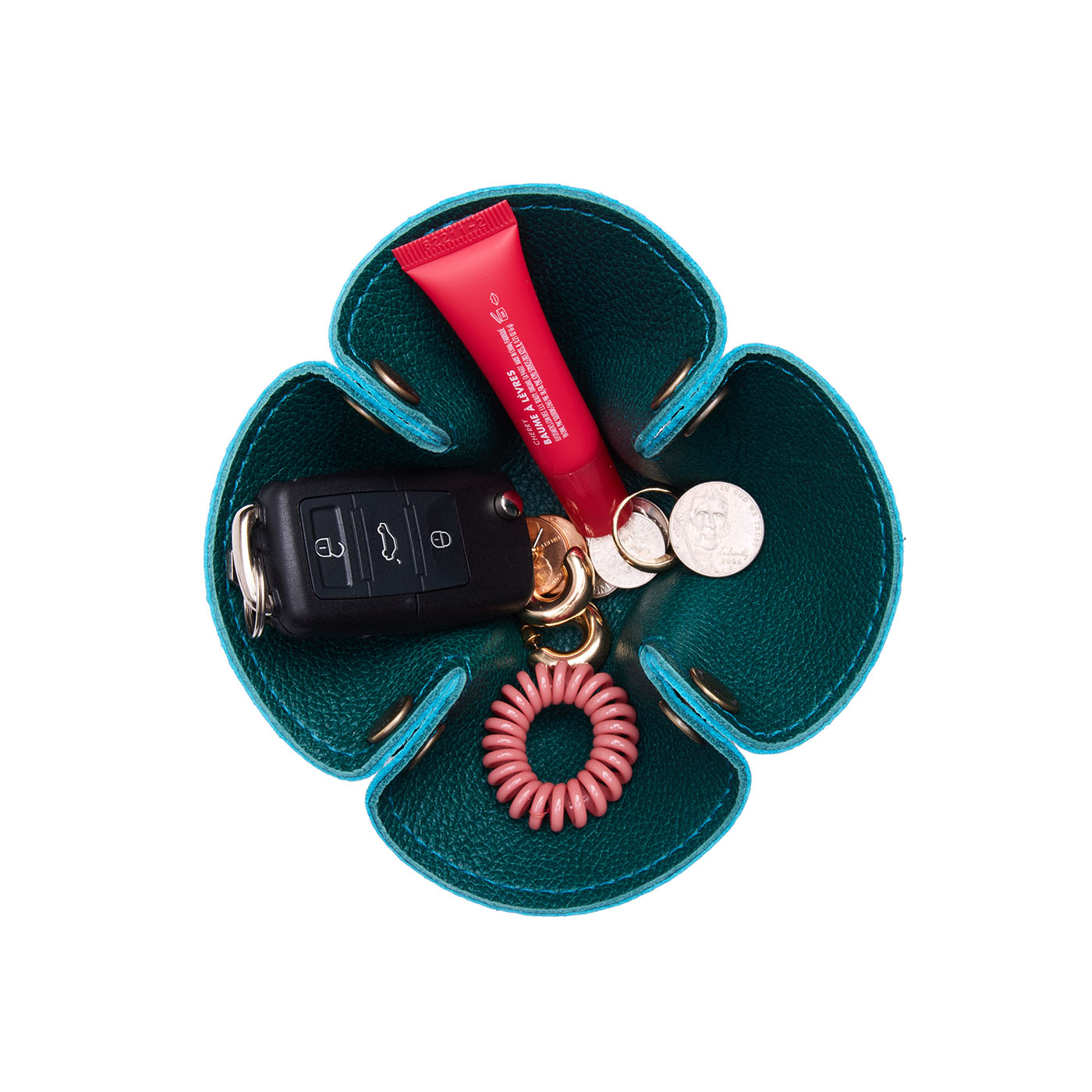 Portland Leather Goods Reversible Clover Trinket Tray