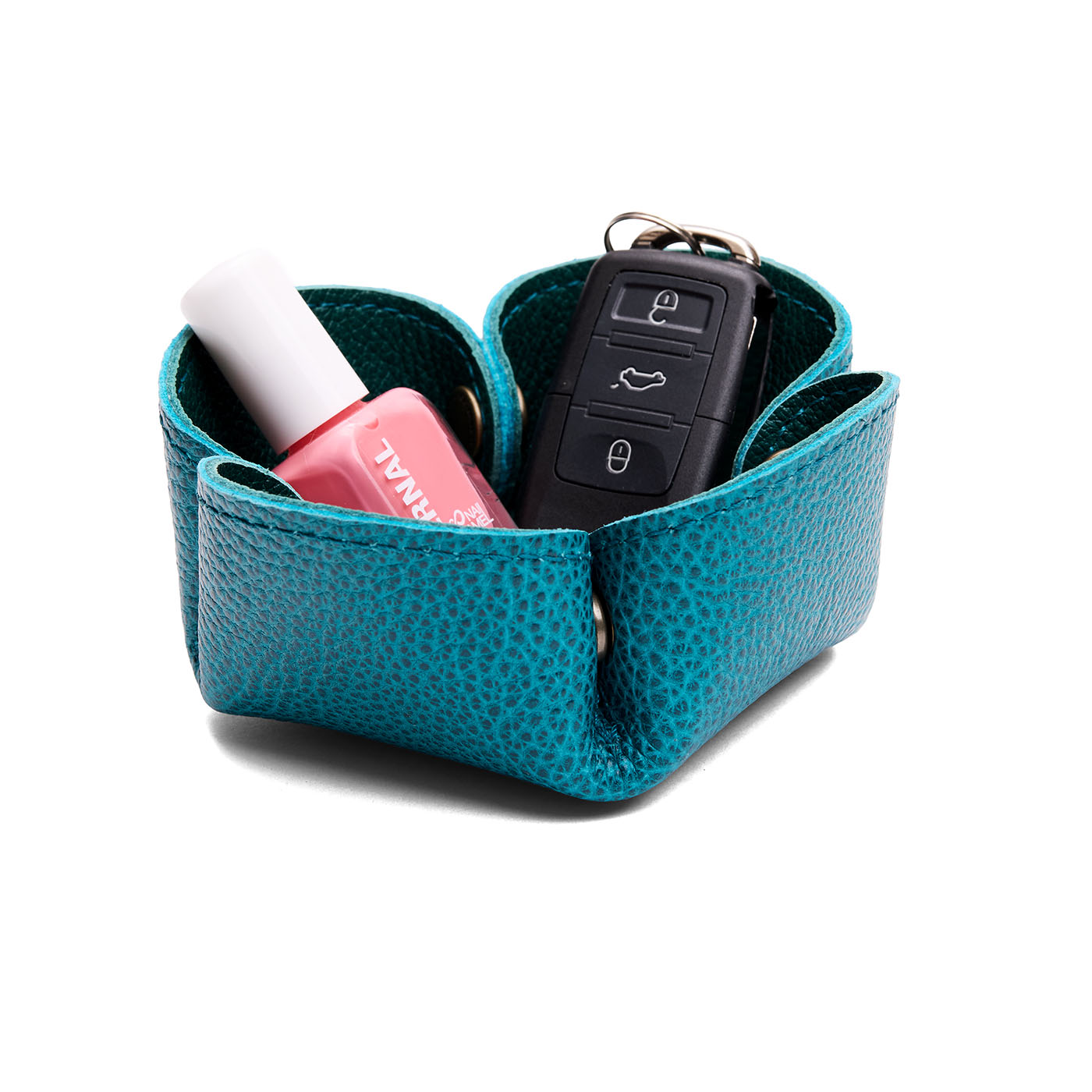 Portland Leather Goods Reversible Clover Trinket Tray