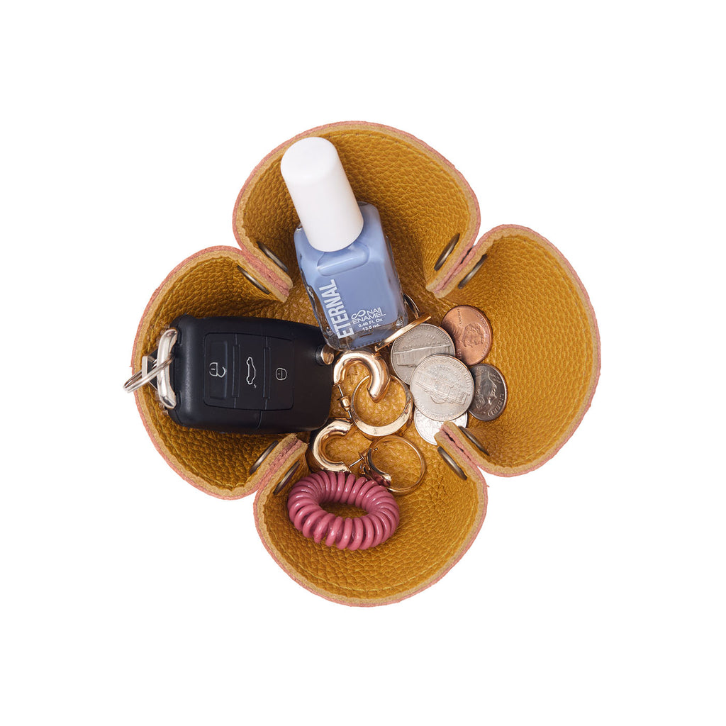 Portland Leather Goods Reversible Clover Trinket Tray