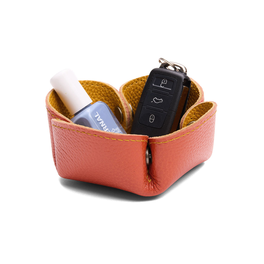 Portland Leather Goods Reversible Clover Trinket Tray