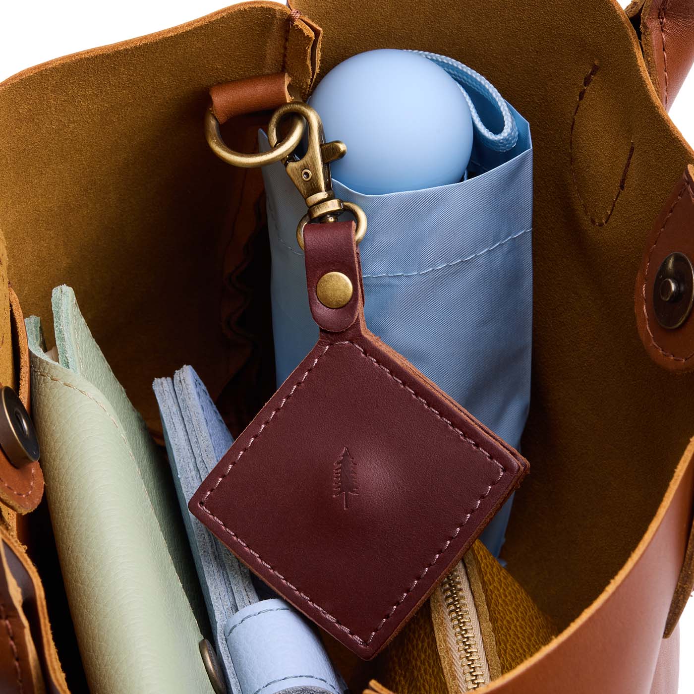 Portland Leather Goods Rombo AirTag Holder