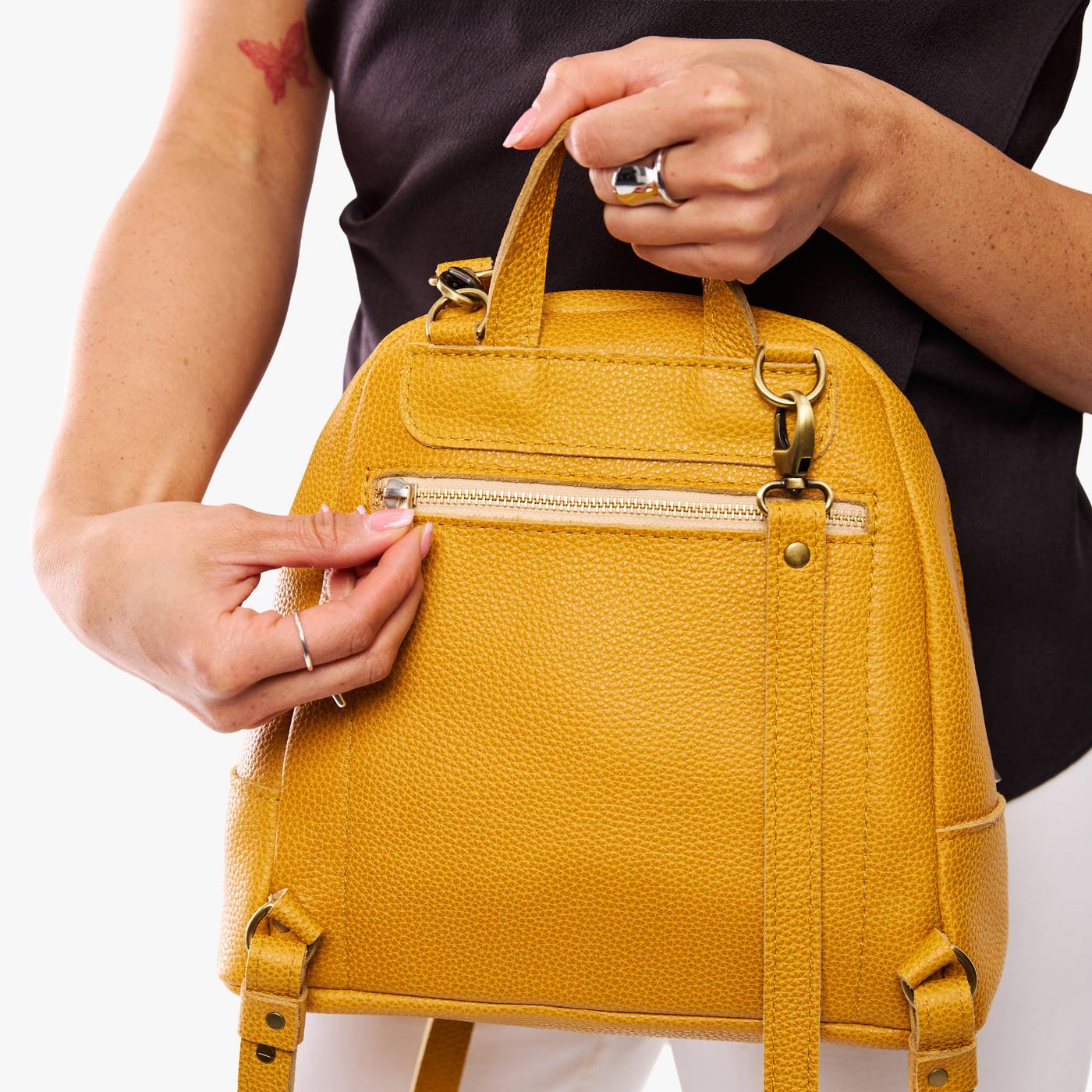 Portland Leather Goods Rue Convertible Backpack