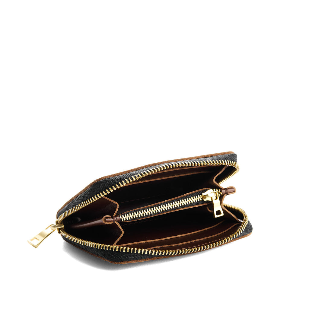 Portland Leather Goods Small Zip Wallet