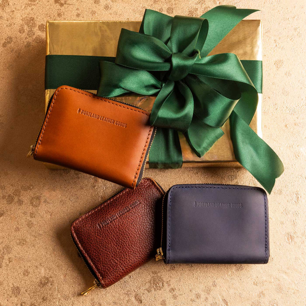 Portland Leather Goods 'Almost Perfect' Small Zip Wallet