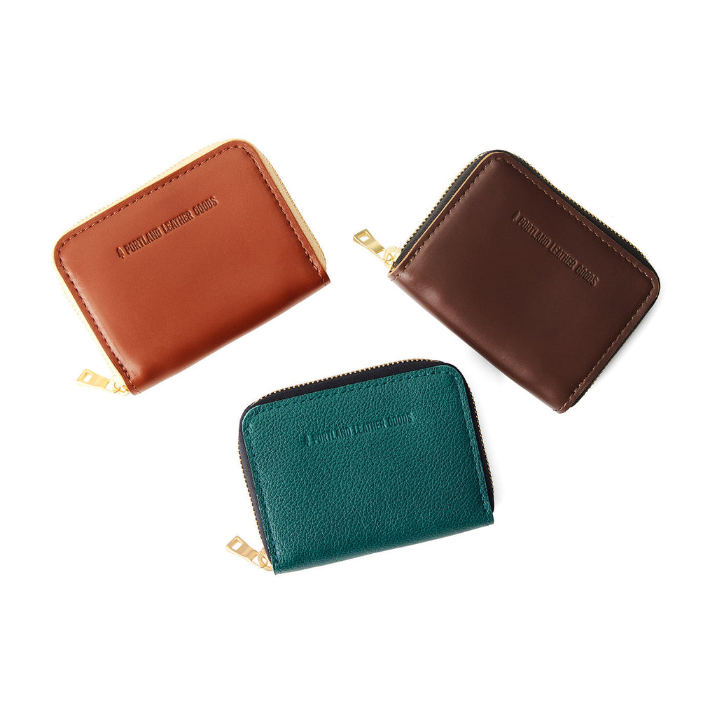 Portland Leather Goods 'Almost Perfect' Small Zip Wallet