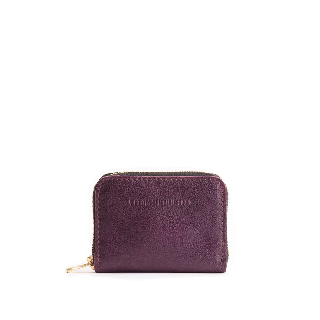 Portland Leather Goods Small Zip Wallet