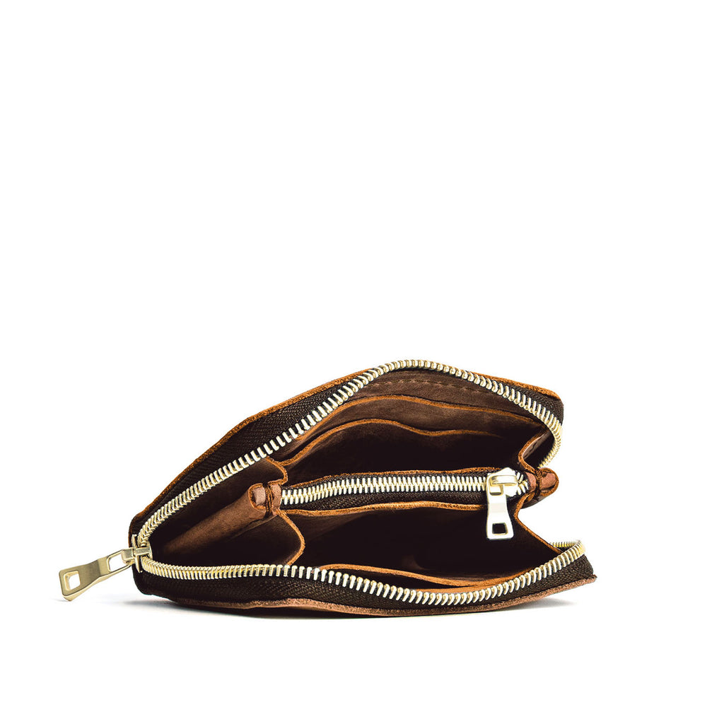 Portland Leather Goods Small Zip Wallet