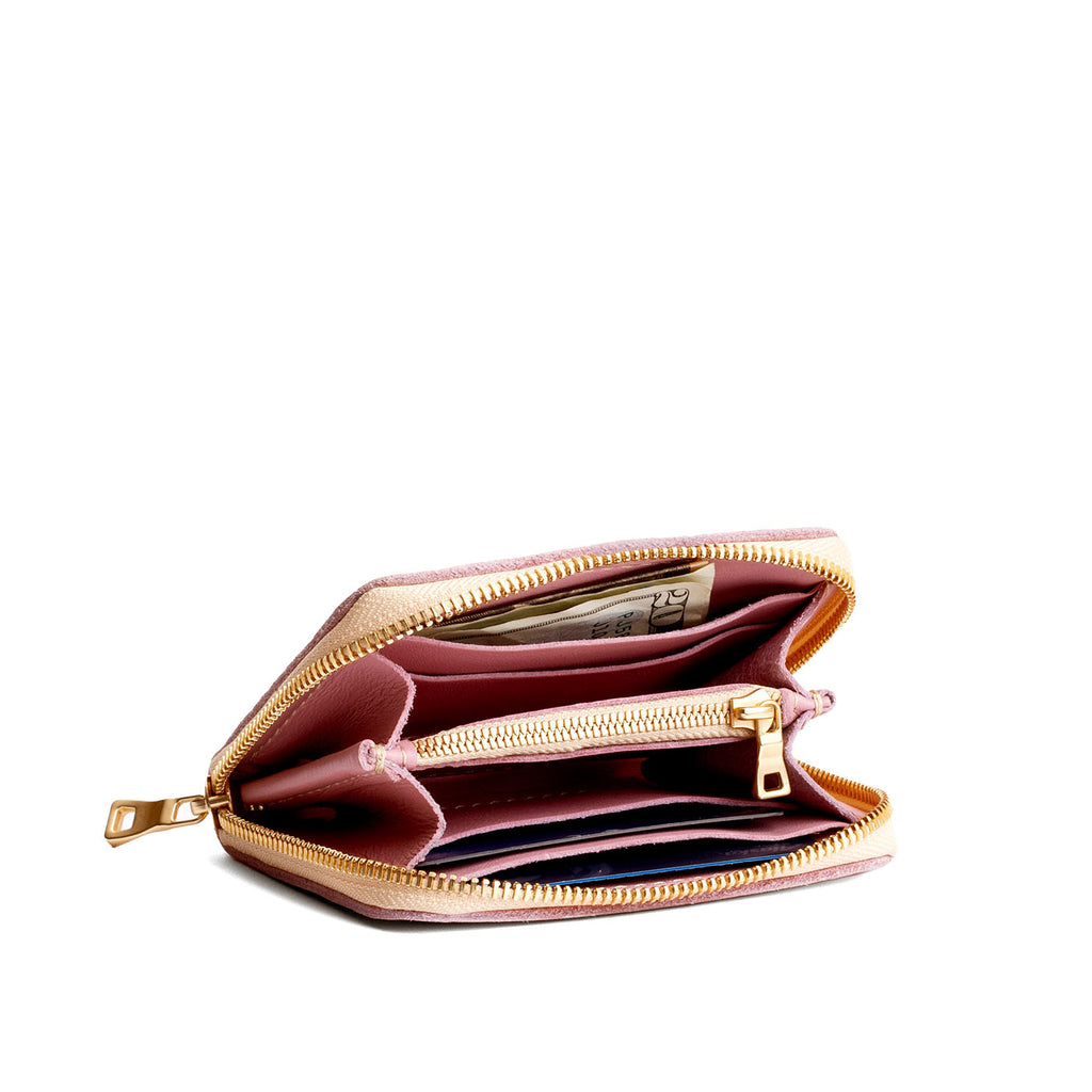 Portland Leather Goods Small Zip Wallet