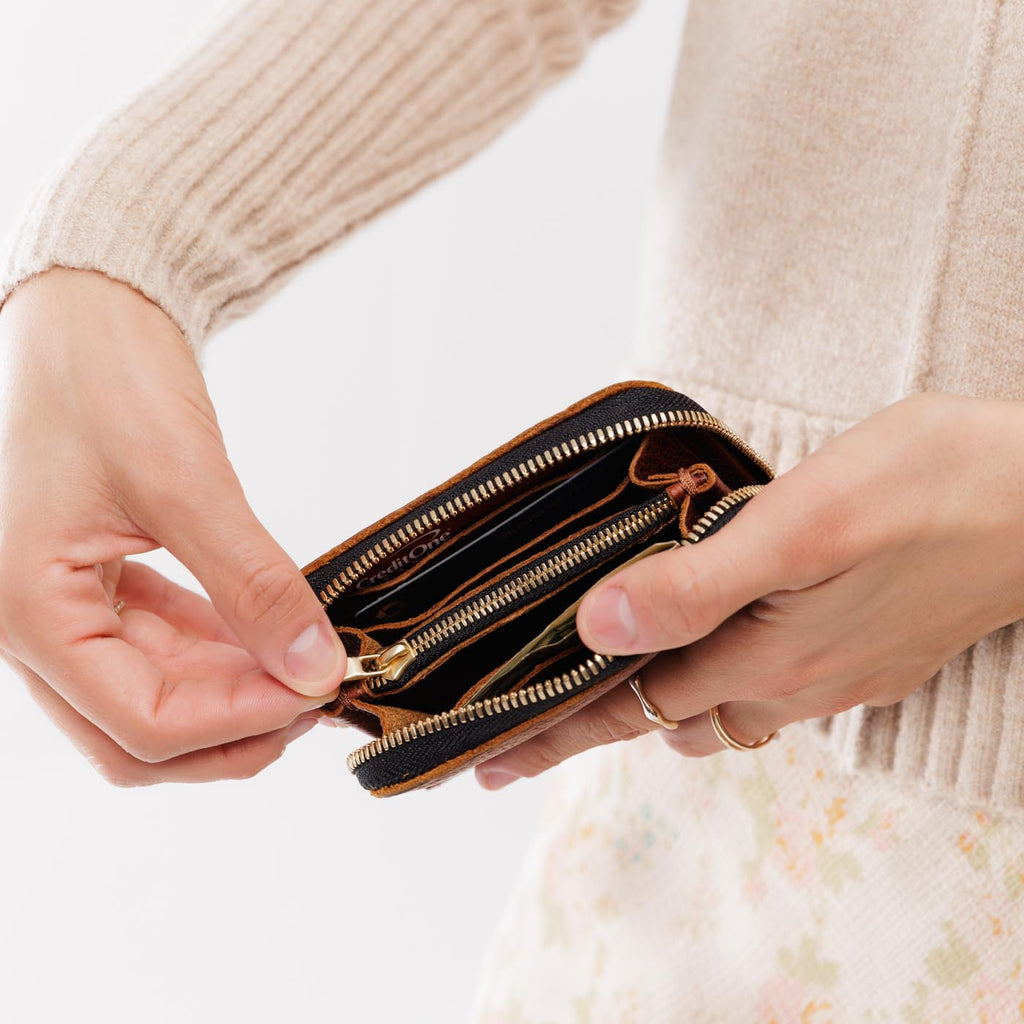 Portland Leather Goods 'Almost Perfect' Small Zip Wallet