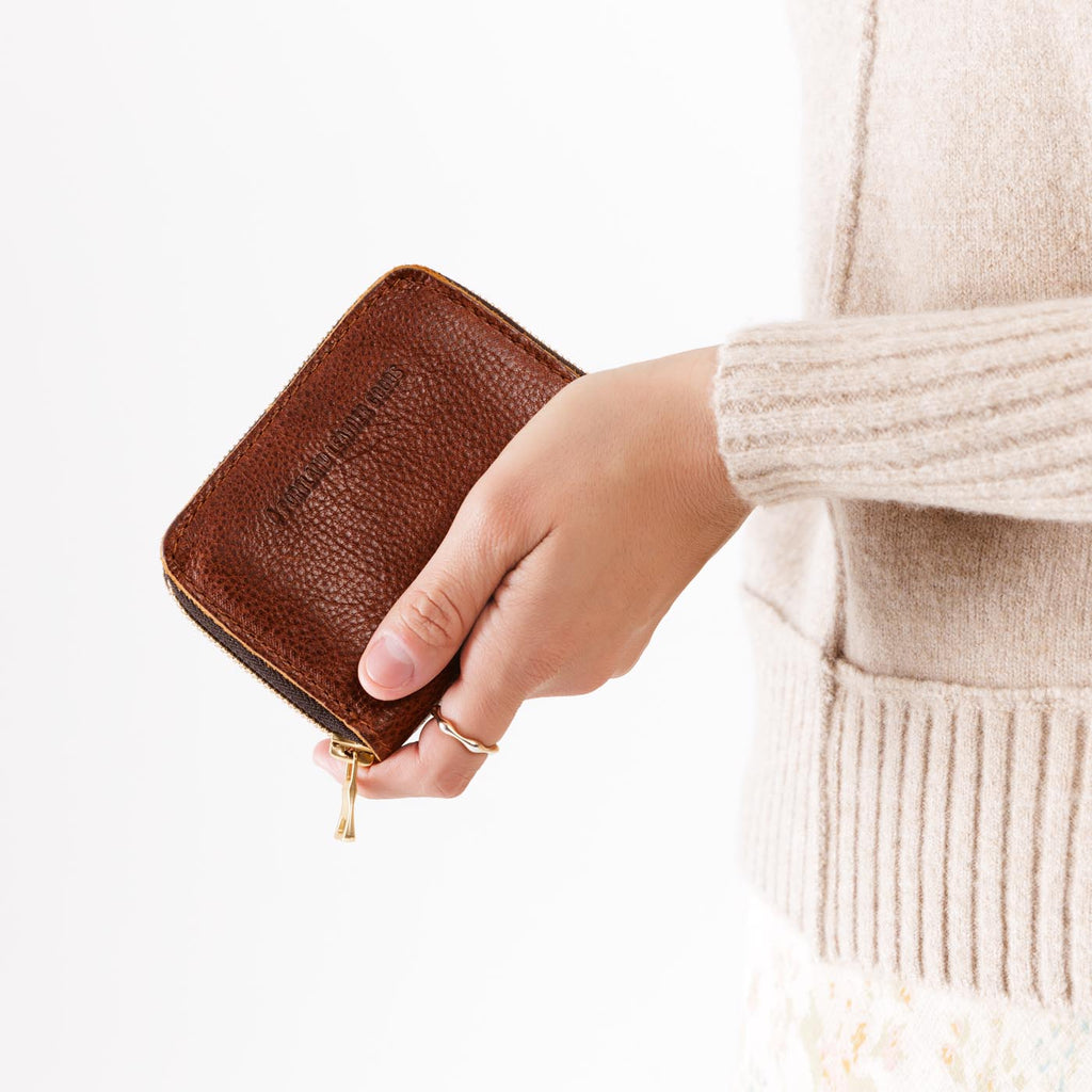 Portland Leather Goods Small Zip Wallet