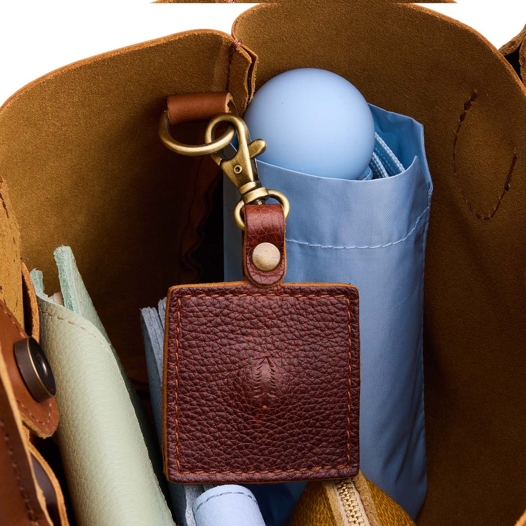 Portland Leather Goods Square AirTag Holder