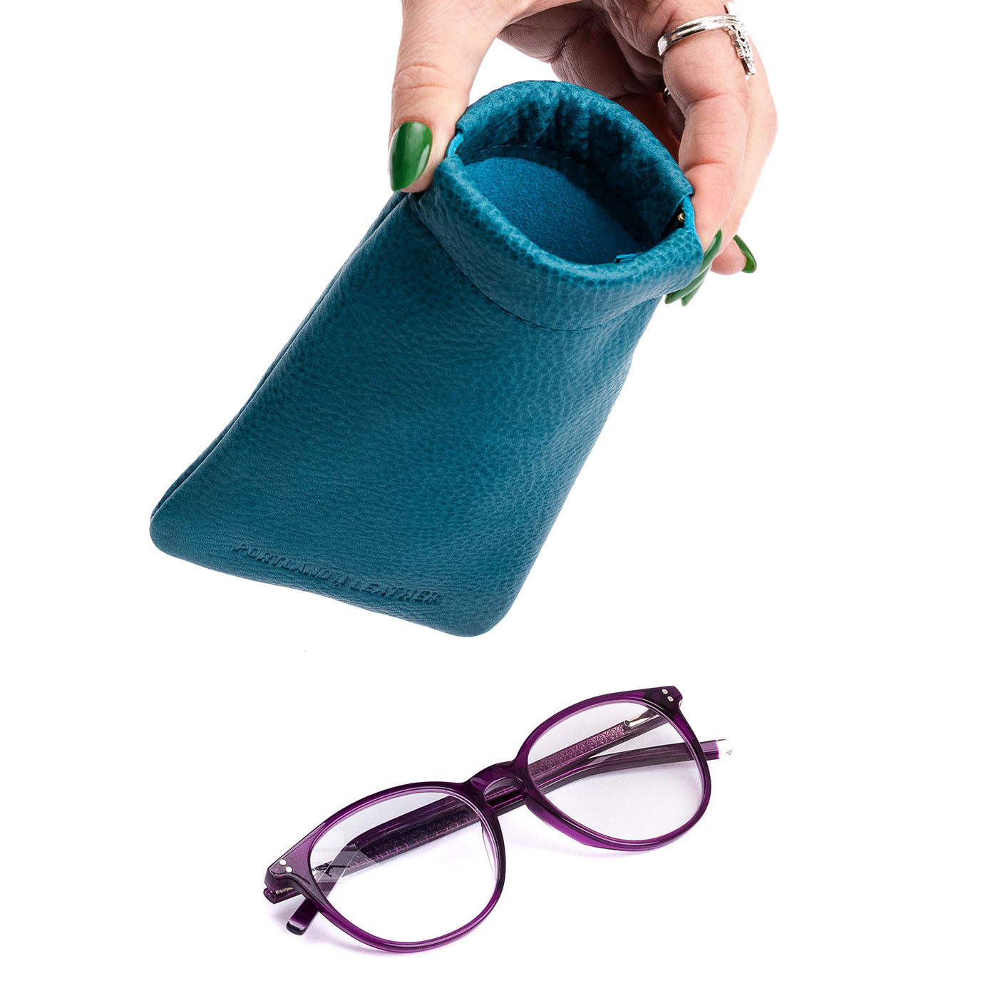 Portland Leather Goods Squeeze Eyeglass Case
