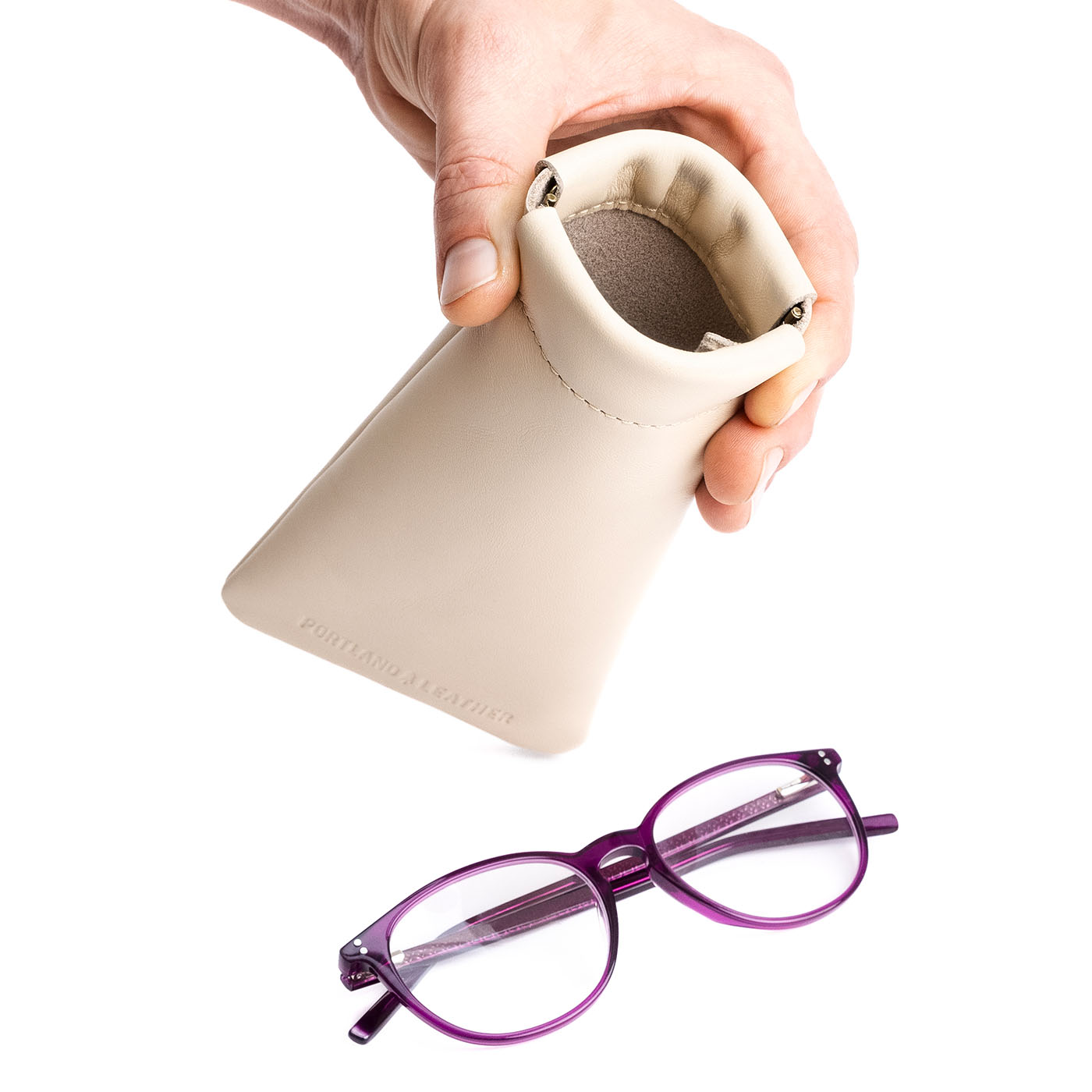 Portland Leather Goods Squeeze Eyeglass Case