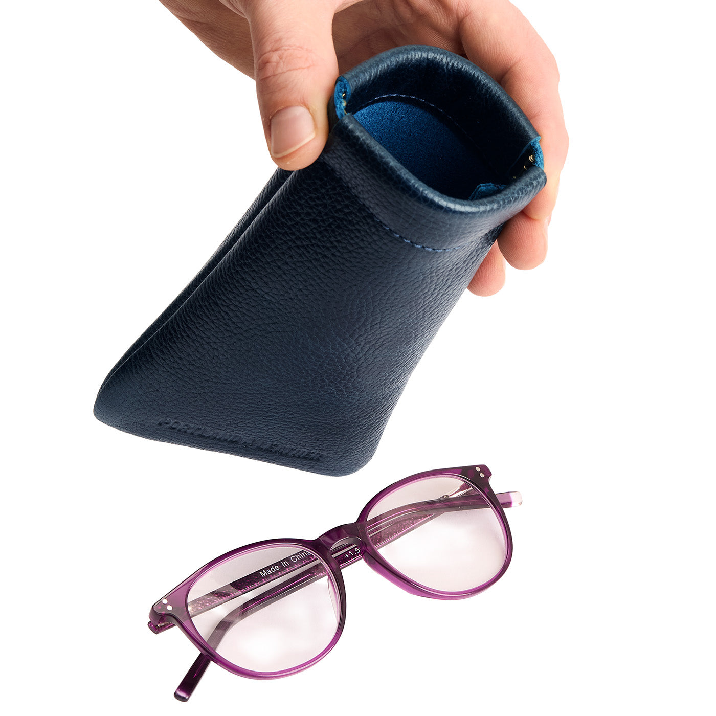 Portland Leather Goods Squeeze Eyeglass Case