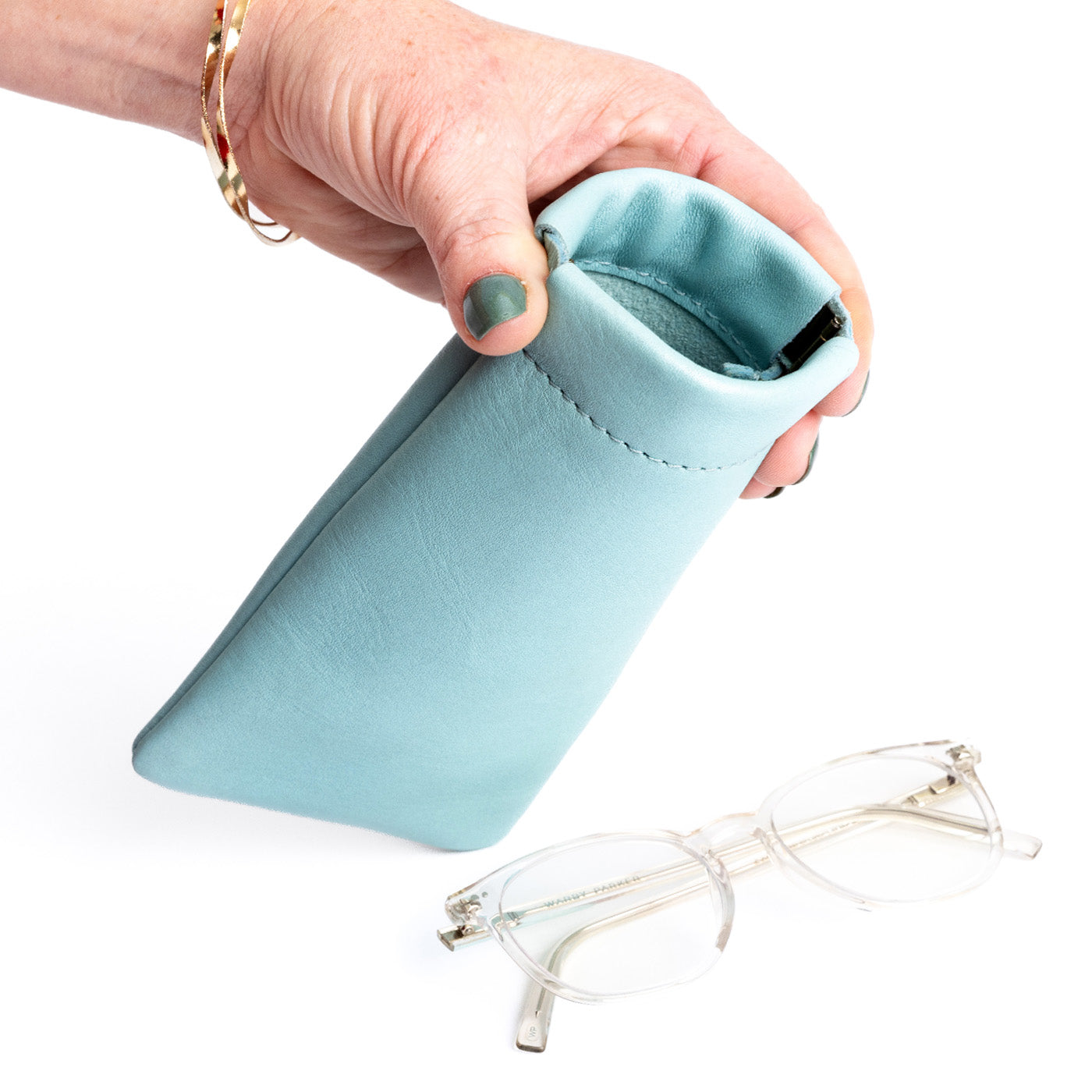 Portland Leather Goods Squeeze Eyeglass Case