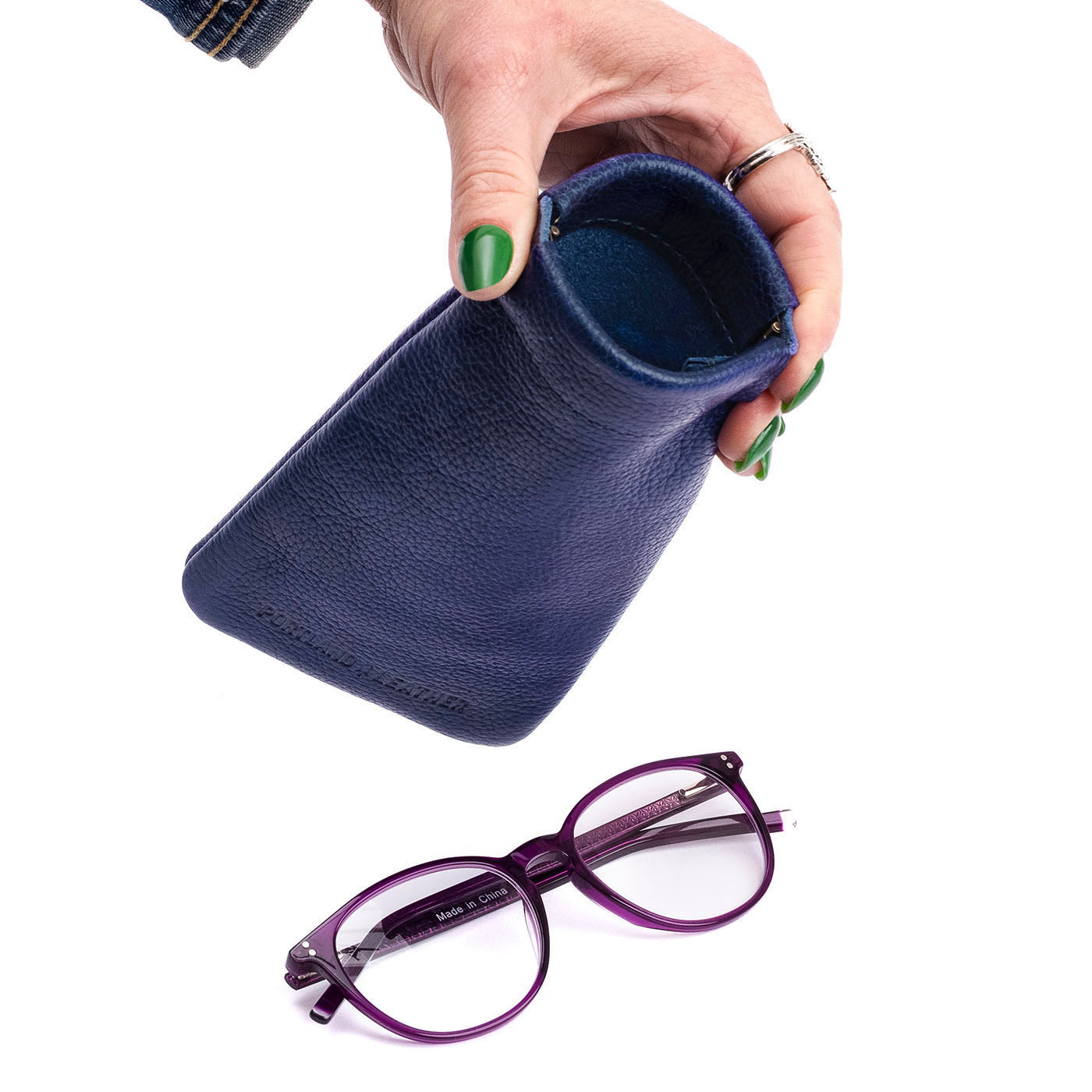 Portland Leather Goods Squeeze Eyeglass Case