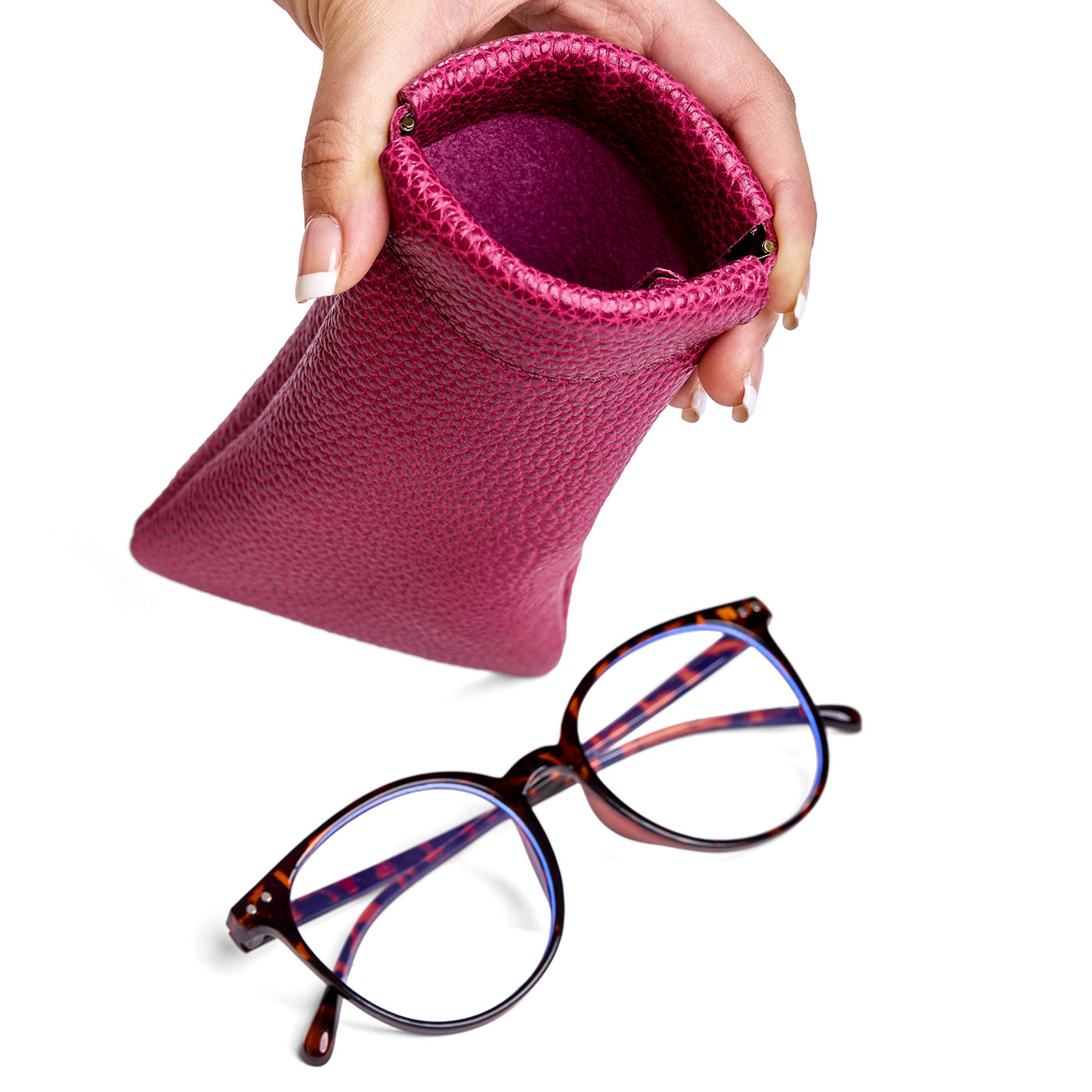 Portland Leather Goods Squeeze Eyeglass Case