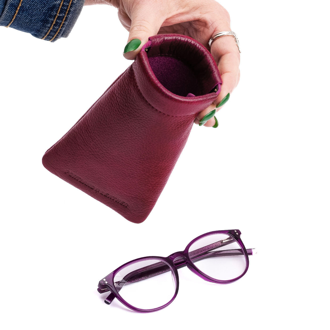 Portland Leather Goods Squeeze Eyeglass Case