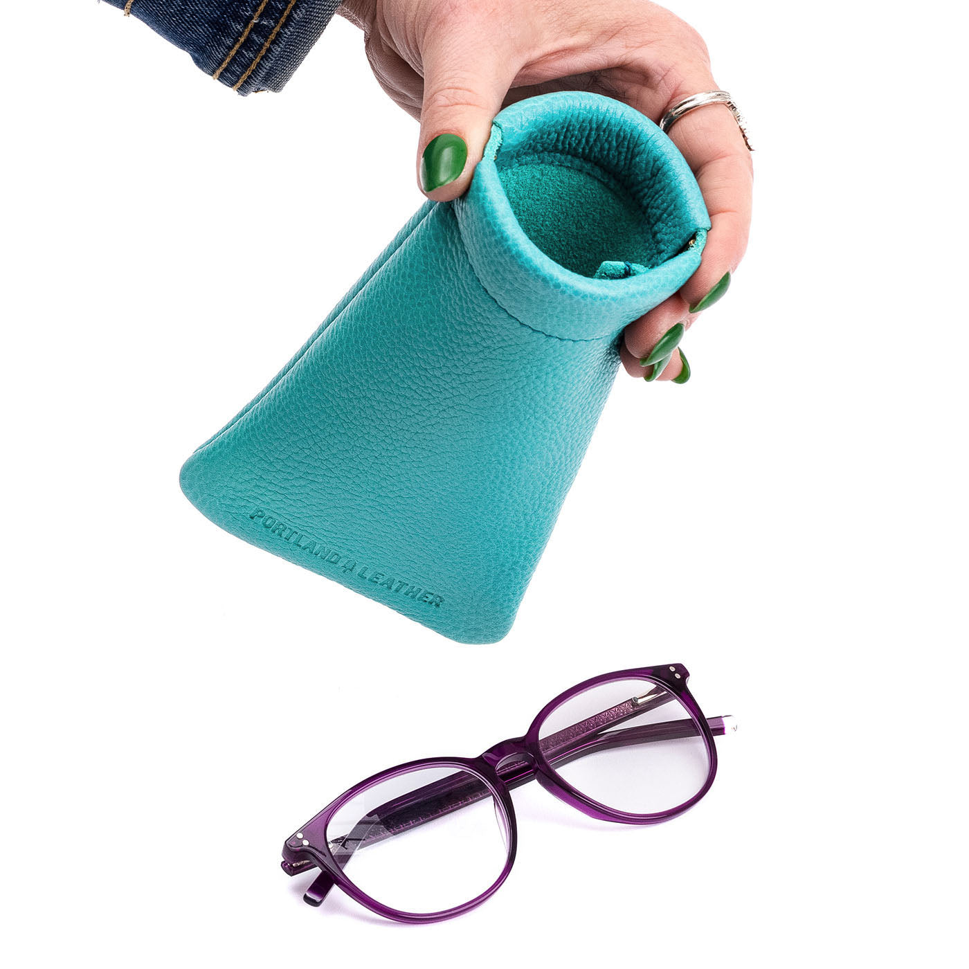Portland Leather Goods Squeeze Eyeglass Case
