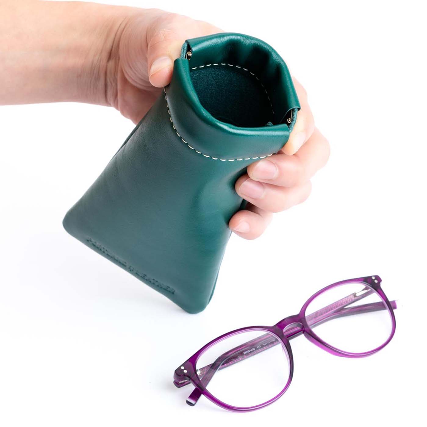 Portland Leather Goods Squeeze Eyeglass Case