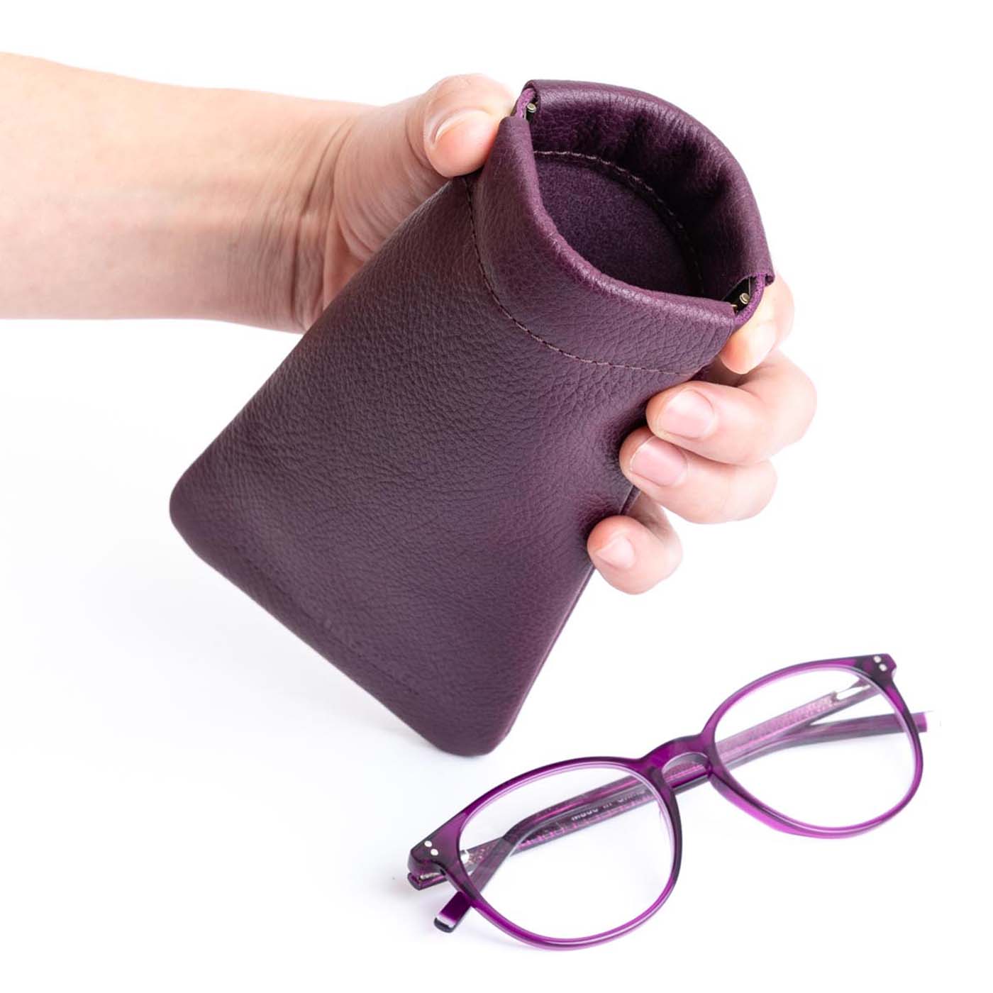 Portland Leather Goods Squeeze Eyeglass Case