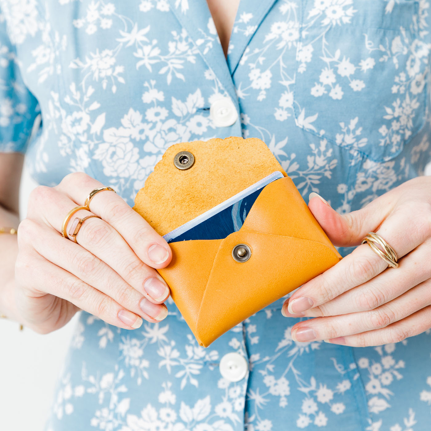 Portland Leather Goods Mini Daisy Wallet