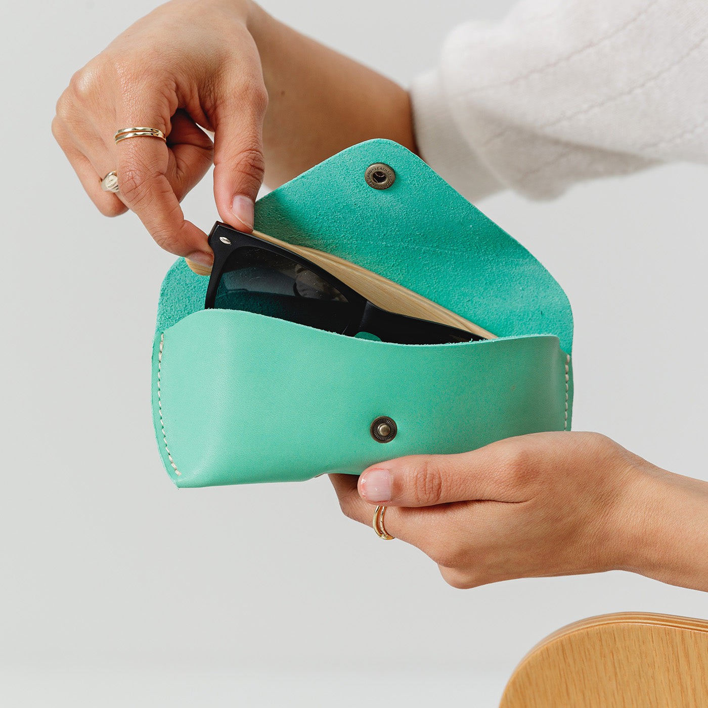 Portland Leather Goods Sunglasses Case