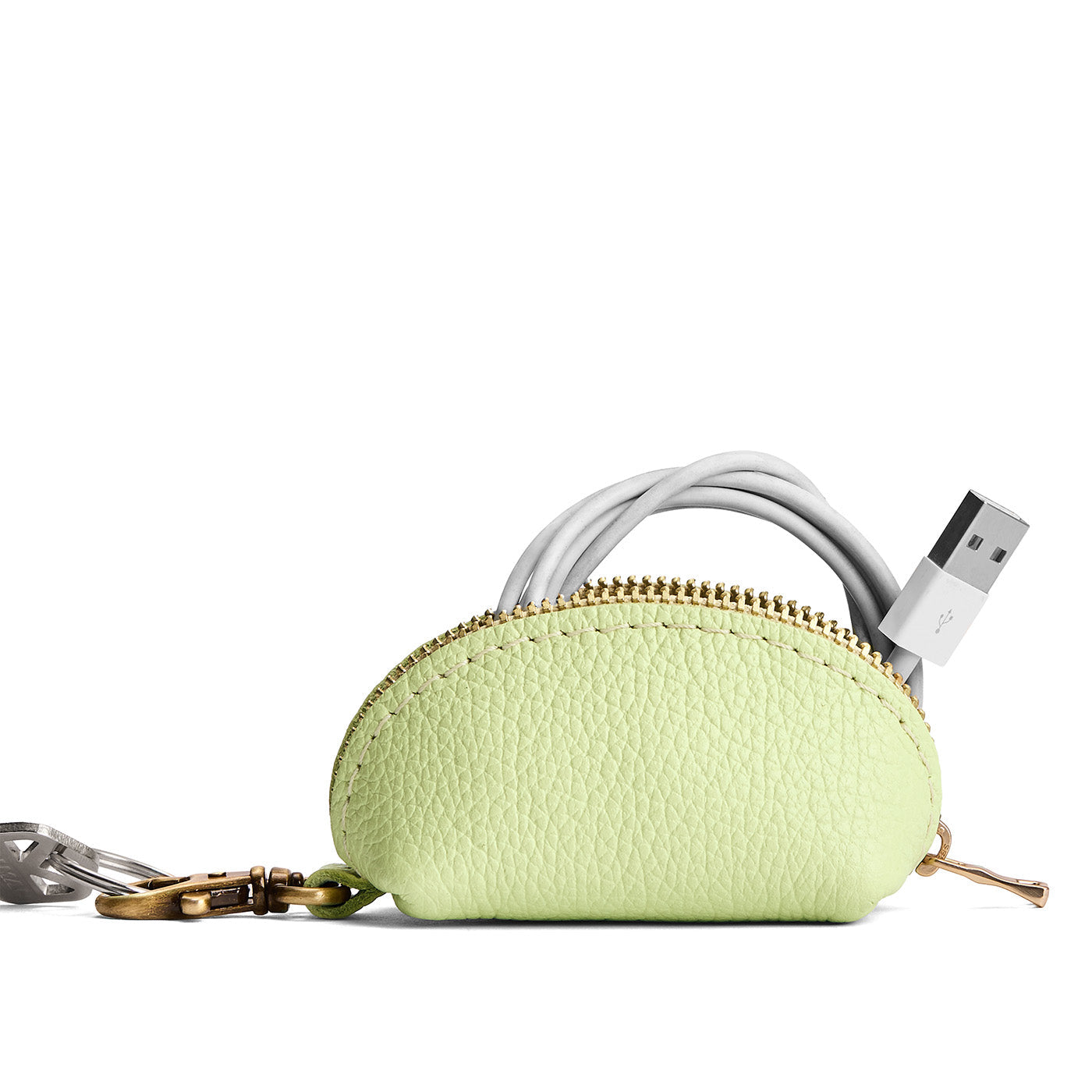 Portland Leather Goods Taco Keychain
