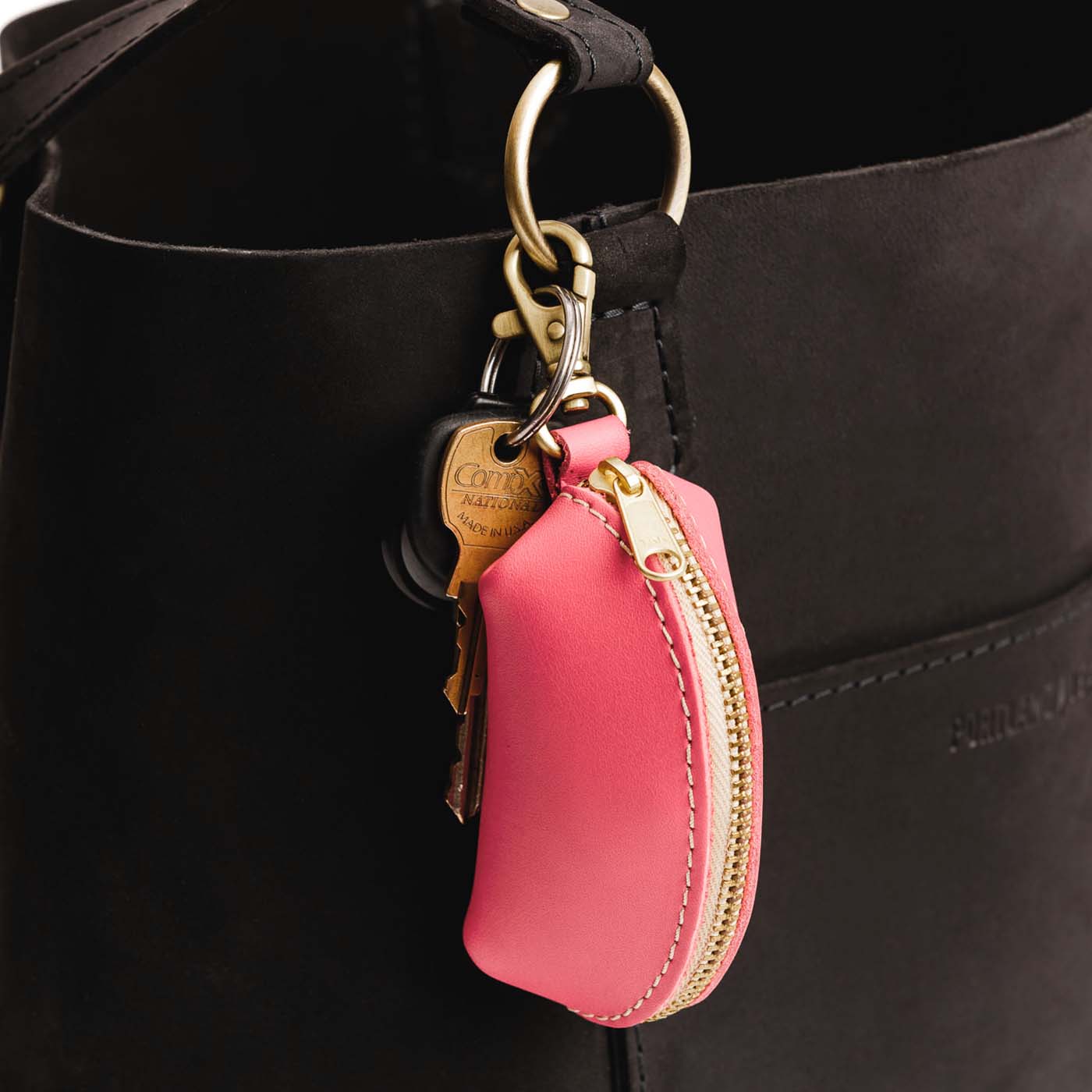 Portland Leather Goods Taco Keychain