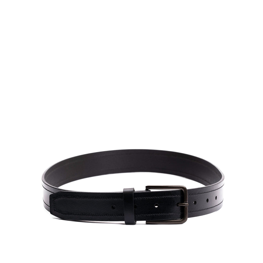 Portland Leather Goods Men's Top Stitch Leather Belt