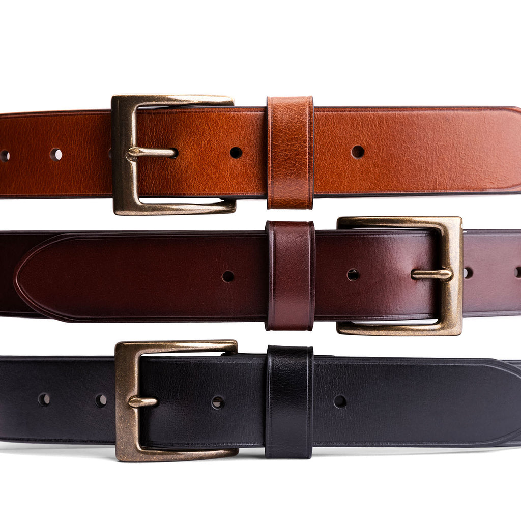 Portland Leather Goods Men's True North Leather Belt